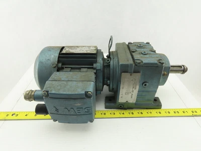 $299.99 • Buy Sew Eurodrive R37DT71C4TF-IS 1/3HP Motor 230/460V 3Ph W/44.81:1 Inline Gearbox