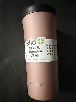 Ello Arabica 14oz Vacuum Insulated Stainless Steel Travel Mug - Rose Gold • $15