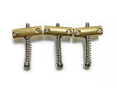 £7.95 • Buy Slant Compensated Brass Telecaster Saddles