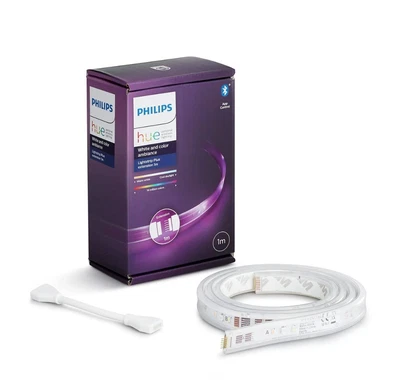 $45 • Buy Philips Hue LightStrip Plus Dimmable LED Smart Light One Metre Extension/Add On
