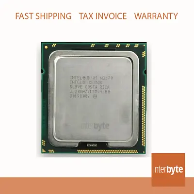 SLBVE Intel Xeon W3670 CPU 052YN 3.2GHz 6 Core 12M LGA1366 Processor  • $60