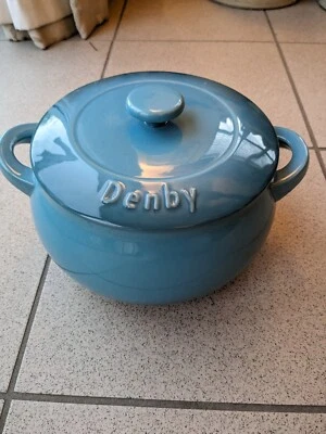 Denby Imperial Blue Casserole Dish Never Used • £4.99