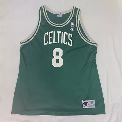 Vintage Champion Antoine Walker #8 NBA Jersey Boston Celtics Size 48 XL Green • $57.50