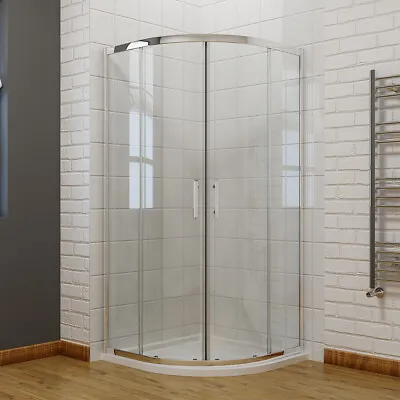 £174.99 • Buy Quadrant Shower Enclosure And Tray 6mm Nano/Safety Glass Cubicle Wet Room Screen