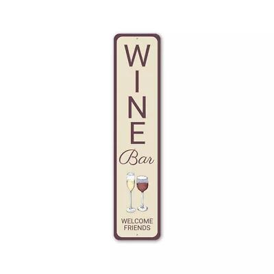 Wine Bar Welcome Metal Sign • $26.33