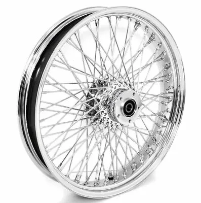 Chrome 21 3.5 80 Spoke Front Wheel Rim 2008-2020 Harley Touring Dual Disc Bagger • $356.80