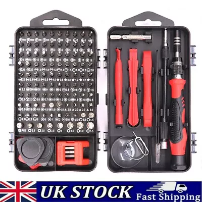 122 In 1 Magnetic Precision Screwdriver Set Computer Pc Phone Repair Tool Kit • £10.44