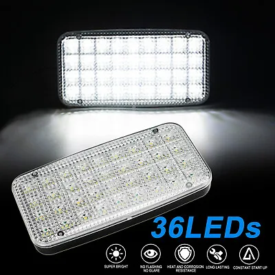 RV LED CEILING FIXTURE DOME LIGHT FOR CAMPER TRAILER RV MARINE Interior Lamp 12v • $11.39