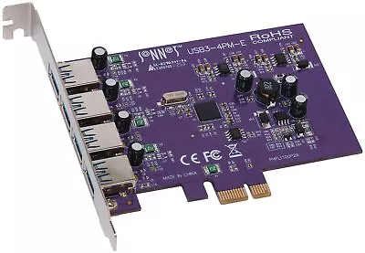 Allegro Type A USB 3.2 | 3.0 PCIe 4-Port PCIe Card Mac And Windows Compatible • $83.74