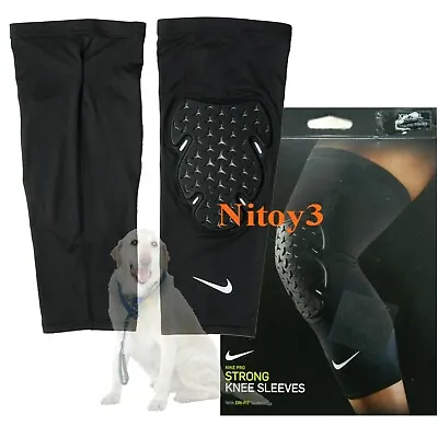 Nike Pro Strong Padded Knee Sleeves W/Compression Men 1-Pair Size: 2XL-3XL • $22.45