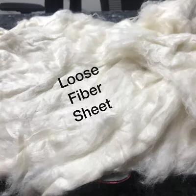 Mulberry Silk Loose Fiber | 36 Oz - Silk Fibers For Spinning - Silk Fibres • $68