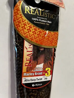 BEAUTY ELEMENTS BIJOUX Marley Braid Afro Easy Twist Color 30 BRAIDING HAIR • $13.96