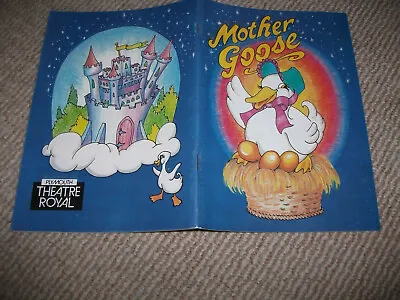 Plymouth Panto Programe (Mother Goose Danny La Rue Simmons Brothers) • £6