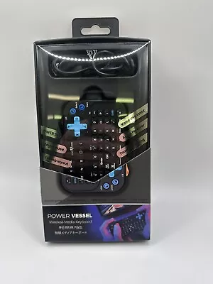 Power Vessel Wireless Media Keyboard Mini Mic Mouse 3.5 Jack QWERTY  • $39.99