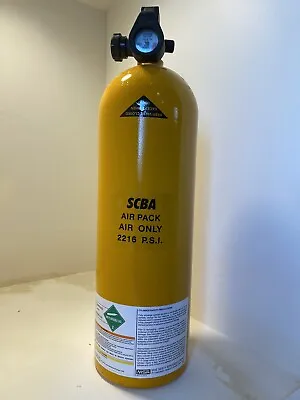 Msa Scba Air Pack 2216 Psi Aluminum Cylinder W/ New Hydro • $273.43