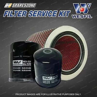 Wesfil Oil Air Fuel Filter Service Kit For Mazda T3500 SL T4000 TF T4600 WG WH • $100.99