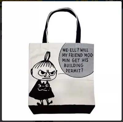 Moomin LITTLE MY    Casual Canvas Tote Shopping Shoulder Bags MM2689 • $33.99