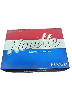 Golf Maxfli Noodle A Division Of TaylorMade Long & Soft 12 Balls 4 Sleeves NIB • $23.74