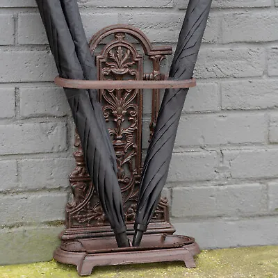 Woodside Ornate Vintage Cast Iron Umbrella/Walking Stick Stand • £27.99