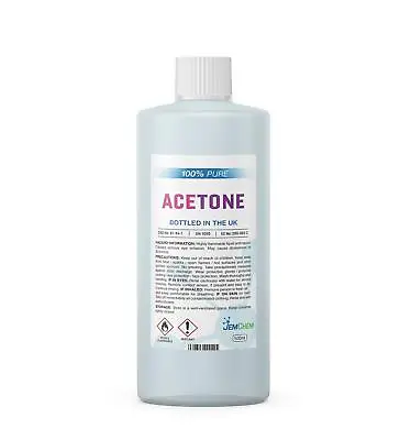 £5.99 • Buy Acetone 500ml Acrylic Nail Remover Premium UV/LED Gel Nail Polish Remover