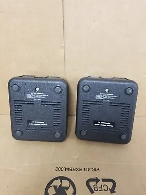 LOT 2 MOTOROLA MINITOR IV (4) UHF PAGER STORED VOICE A04KUS9238AC W/Cradle #L971 • $119.99