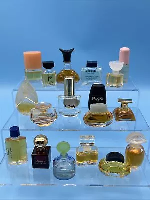 Lot Of 18 Minis Miniature Women's & Men’s Cologne Perfume Samples Vtg-New -Used • $44.99