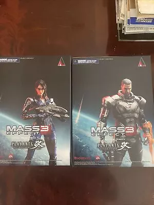 Square Enix Mass Effect 3: Play Arts Kai: Commander Shepard & Williams New. • $300