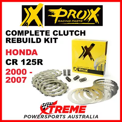ProX Honda CR125R CR 125R 2000-2007 Complete Clutch Rebuild Kit 16.CPS12000 • $255.95
