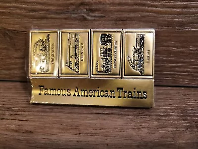 Vintage Famous American Trains Unused Matchbox Pack • $17.95