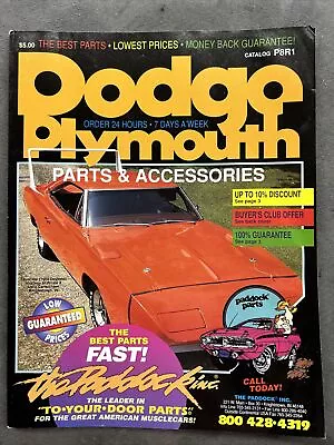 THE PADDOCK'S 1960s- 70’s Dodge Plymouth Mopar Muscle Car PARTS CATALOG 1998 • $6