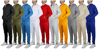 Men's Tech Fleece Hoodie & Jogger 2-Piece Set With Heat Seal Zipper Design S-4XL • $29.91