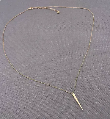 Veronese Women's Pendant Necklace Gold Tone Chain Adjustable Lobster Closure • $57.80