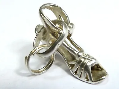 Genuine Links Of London Silver High Heeled Shoe Charm Pendant • £13.95