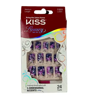 Kiss Luxury Nail Kit 3-Dimensional Accents 24pc • $9.99