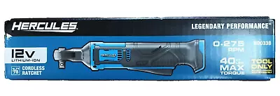 Hercules HD033B 12V Lithium Ion Cordless 3/8  Drive Ratchet Brand New Tool Only • $19.99