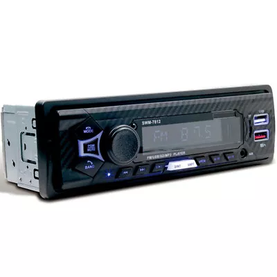 Single 1DIN Car Stereo Radio Bluetooth Audio MP3 Player FM USB AUX Head Units • $33.20