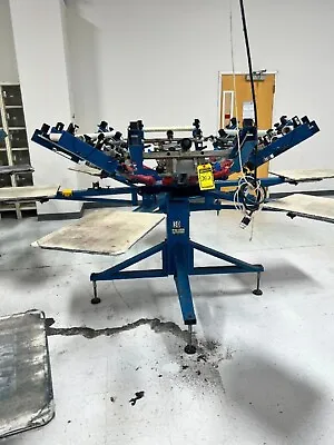 M&R Sidewinder Screen Printing Press 6/6 With Side Air Clamps • $6000