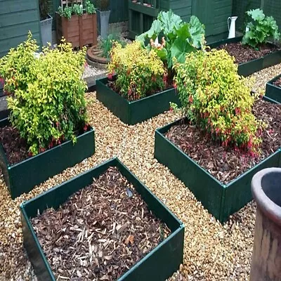 Garden Raised Bed Kit- Build-a-Bed Recycled UPVC Veg Planter  0.25m (10 ) H • £63