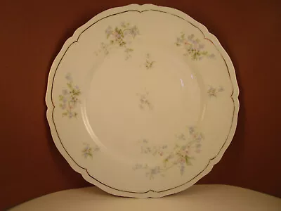 Vintage Vienna Austria Blue Pink Flowers Dinner Plate • $12.99