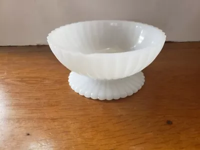 Vintage Small Footed Milk Glass Bowl • $14