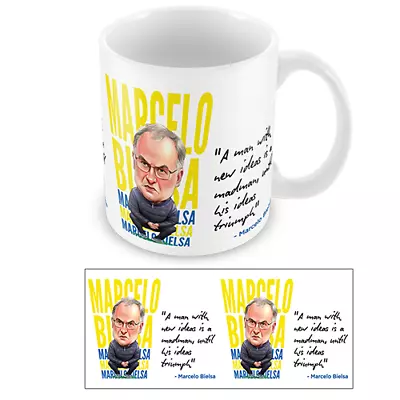 £6.99 • Buy Marcelo Bielsa Leeds Utd Legend Manager Printed Quote Mug Cup Choice Of Design