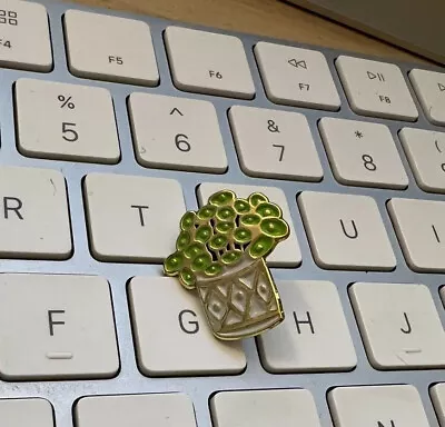 Plant Themed Enamel Pin Pilea Peperomioides Leaf House Plants • $3.55