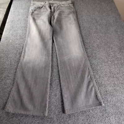 7 For All Mankind  A Pocket Jeans Size 31 X 29 Long Gray Wash Bootcut Flare • $19.97