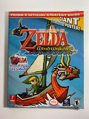 $8 • Buy Legend Of Zelda Wind Waker Prima Gamecube Strategy Guide - No Poster
