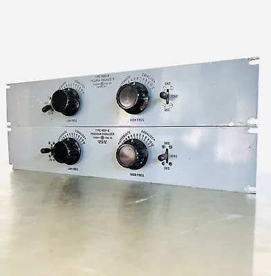 2 X Vintage Cinema Engineering 4301B Program Equalizers Langevin Altec Pultec • $8500