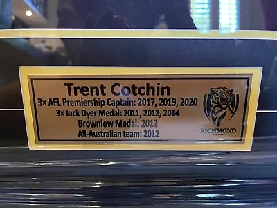 $2000 • Buy Richmond Tigers Signed Trent Cotchin Signed Jumper Framed
