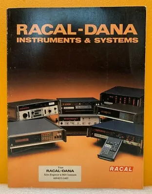 Racal-Dana 81/82 Instruments & Systems Catalog. • $49.99