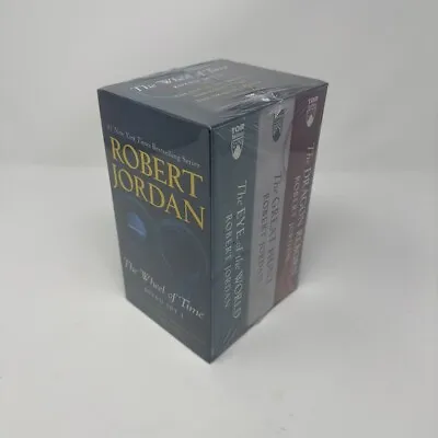 Wheel Of Time Premium Boxed Set I: Books 1-3 Robert Jordan New Sealed Paperback • $37.31