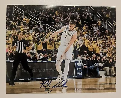 Hunter Dickinson Signed Autographed Michigan Wolverines 8x10 Photo • $25