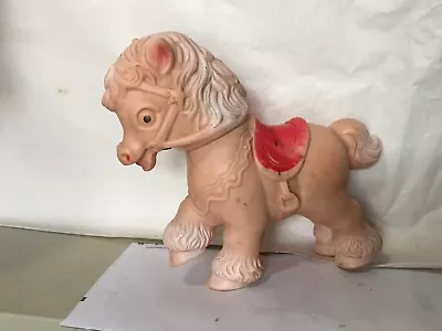 Vintage Sun Rubber Pony Still Soft Head Turns & Still Squeaks • $4.99